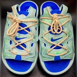 Nike Offline 2.0 Ocean Cube Comfort Slides Mens 10.5 Dark Marina Blue DJ6229-300 Nike Offline 2.0 Sandals Mens Ocean Cube Marina Blue DJ6229  main image 4
